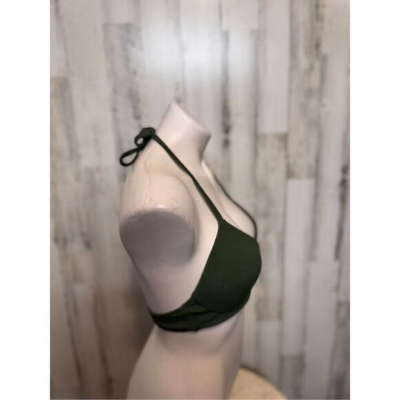 Green swimsuit bikini top size 34C - Picture 5 of 7